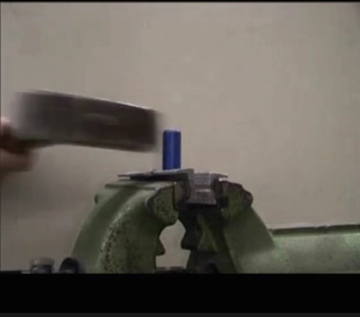 Tap video of blue nanometer ziconia ceramic