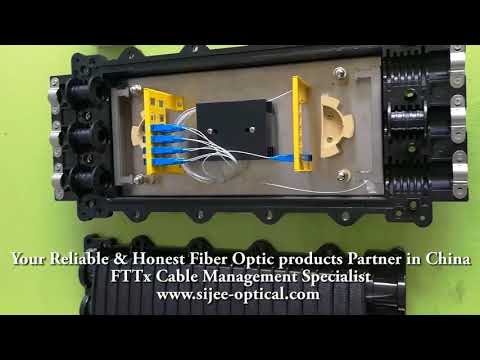 1X32 PLC Splitter Fiber Optic Splice Closure FOSC