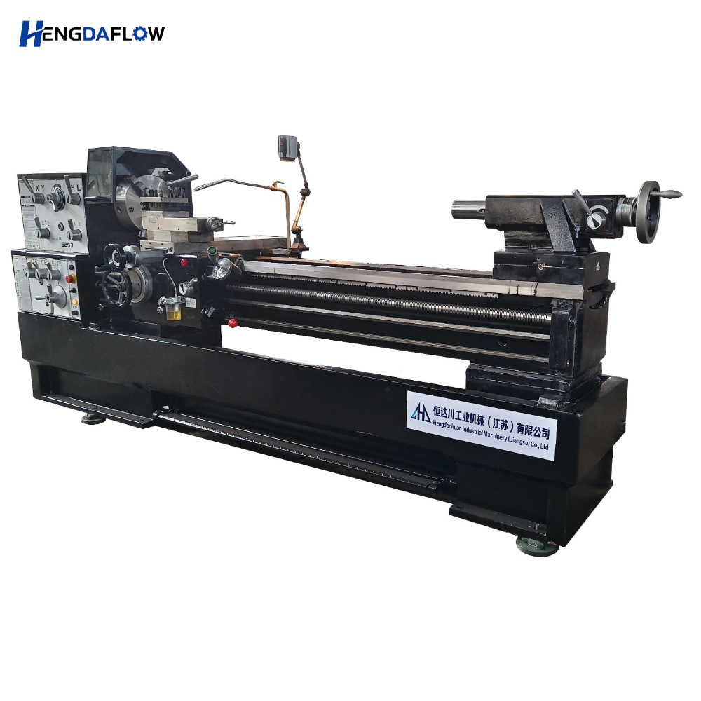 Tornio manuale universale a coppia elevata C6253 con testa a ingranaggi