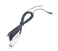 Custom Industrial RCA Male Plug with Copper Nickel Plating, 2 Wires & Ring Terminal1