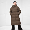 Hooded Cotton Coat: Women's Goose Duck Down Puffer Jacket for Winter1