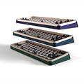 SIKAKEYB 60% Mini Aluminum Metal RGB 61 Keys DIY Switch Mechanical Keyboard 5.0 2.4G Wired 3 Model1
