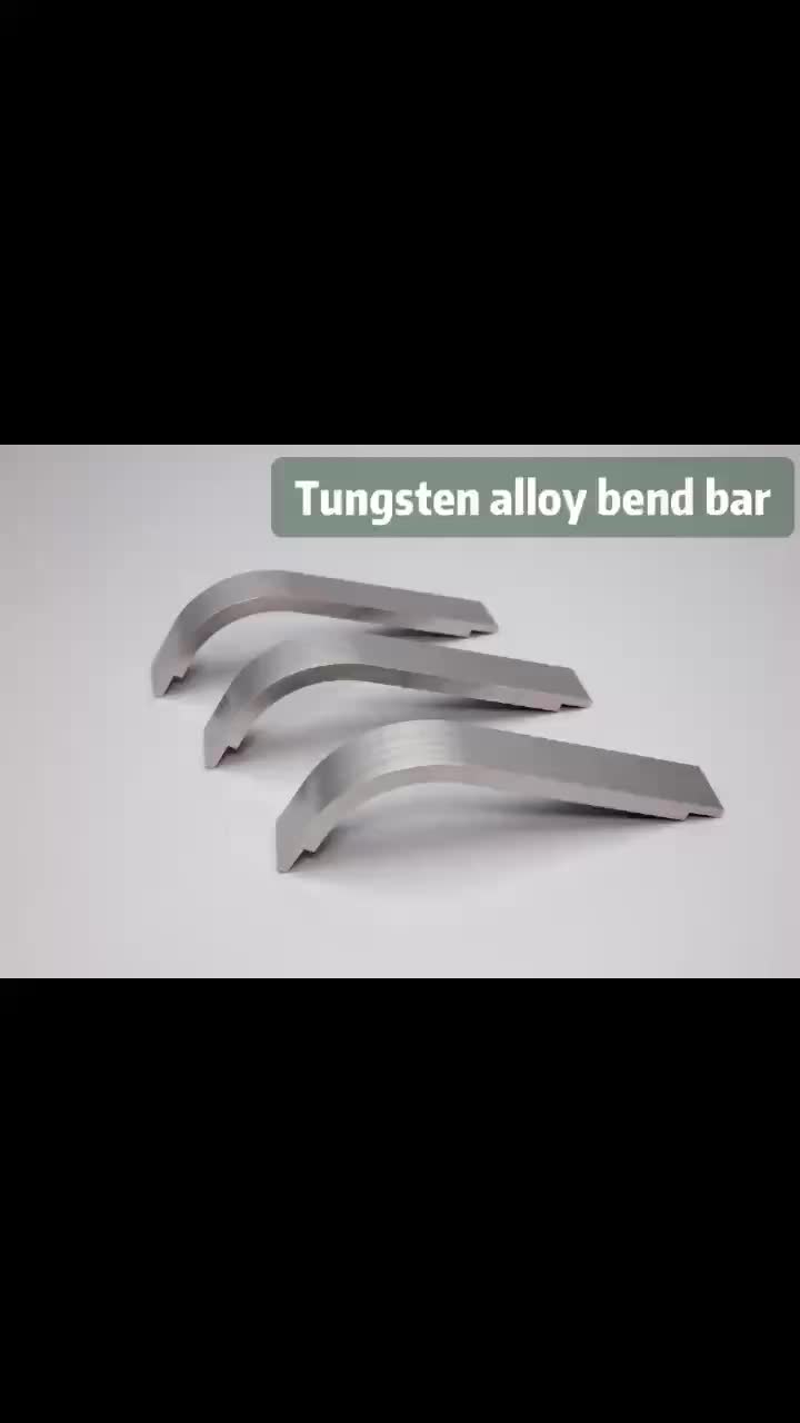 Tungsten alloy arc angle