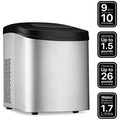 12kgs/26lbs Stainless Steel 1.7L Ice Maker for Home & Office1