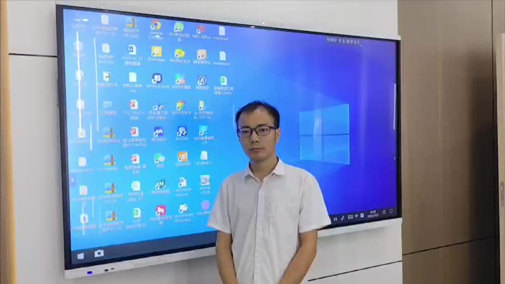 Infrared touch screen made of one machine