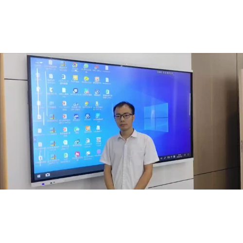 Infrared touch screen made of one machine