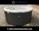 Luxur Massage Round Whirlpool Bathtub Fiberglas Pool