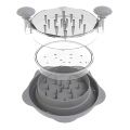 Upgraded 3 Layer Chicken Shredder with Transparent Lid and Ergonomic Handle1