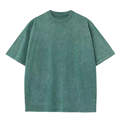 Προσαρμοσμένη υπερμεγέθη πύργος ώμων Tshirt Tshirt Acid Wash Vintage Tshirt για men1