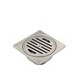 GUIDA 771009 Bathroom Floor Drain: 115x115mm Square Casting Drain with Stainless Steel 55mm Outlet Cover1