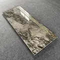 Beautiful Non-Slip Grey Marble Look Porcelain Tile 1200x470mm for Stairs1