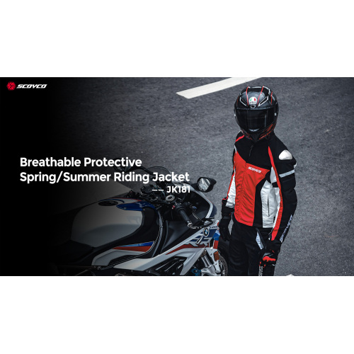 Chaqueta de monta de verano de primavera protectora transpirable - JK181