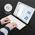 BOW Mini Folding BT Wireless Rechargeable Keyboard with Flannel Bag for Laptops and Tablets (Windows/Android/iOS)1
