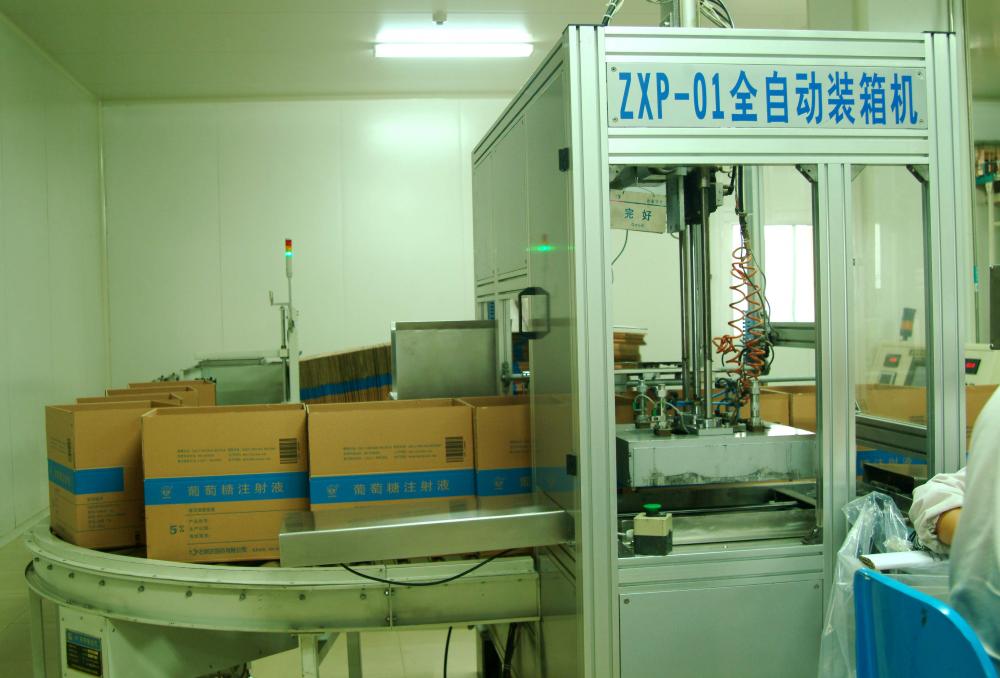 输液制剂包装装箱