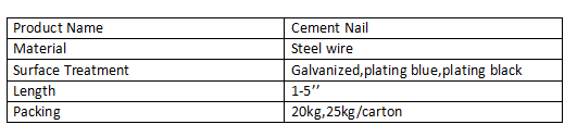 Het försäljning vinkel spiral betong cement svart stål nagel