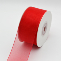 Wholesale 2 Inch Chiffon Ribbon Transparent Organza Wedding Decoration 50 Yards Roll1