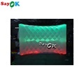 Inflatable Spiral Shape 360 Curved LED Background Wall Photo Booth1