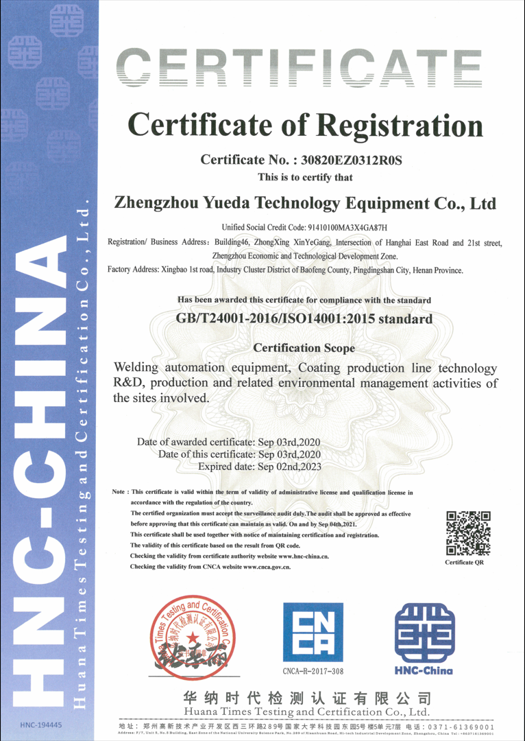 Certificate of Registration