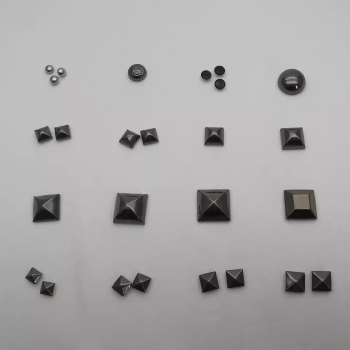 Rivet pelbagai saiz untuk pakaian dan beg