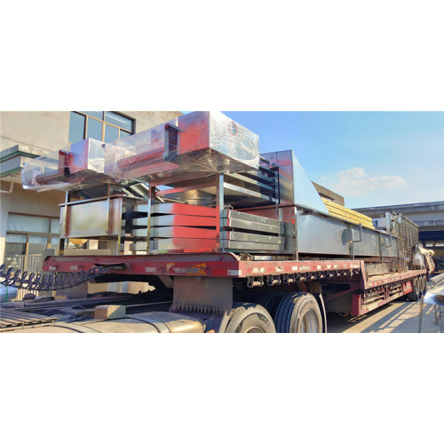 The last despatching of fluidized bed tunnel freezer from Yongxing factory to Jilin Province For IQF green beans production line