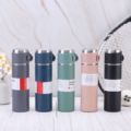 Customizable Stainless Steel Travel Flask Set with Vacuum insulated Thermos and Two Cups: Perfect Office Gift Idea1