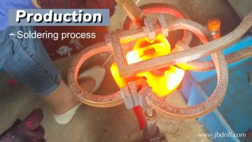 drillbits Soldering process