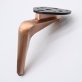 Round Chrome Plated Metal Sofa Legs - Adjustable Furniture Legs Aluminum Alloy1