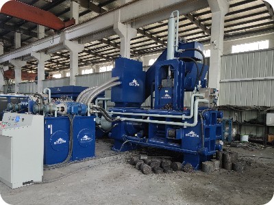 Chips de metal horizontal de alta salida/virutas de acero Briquetting Press