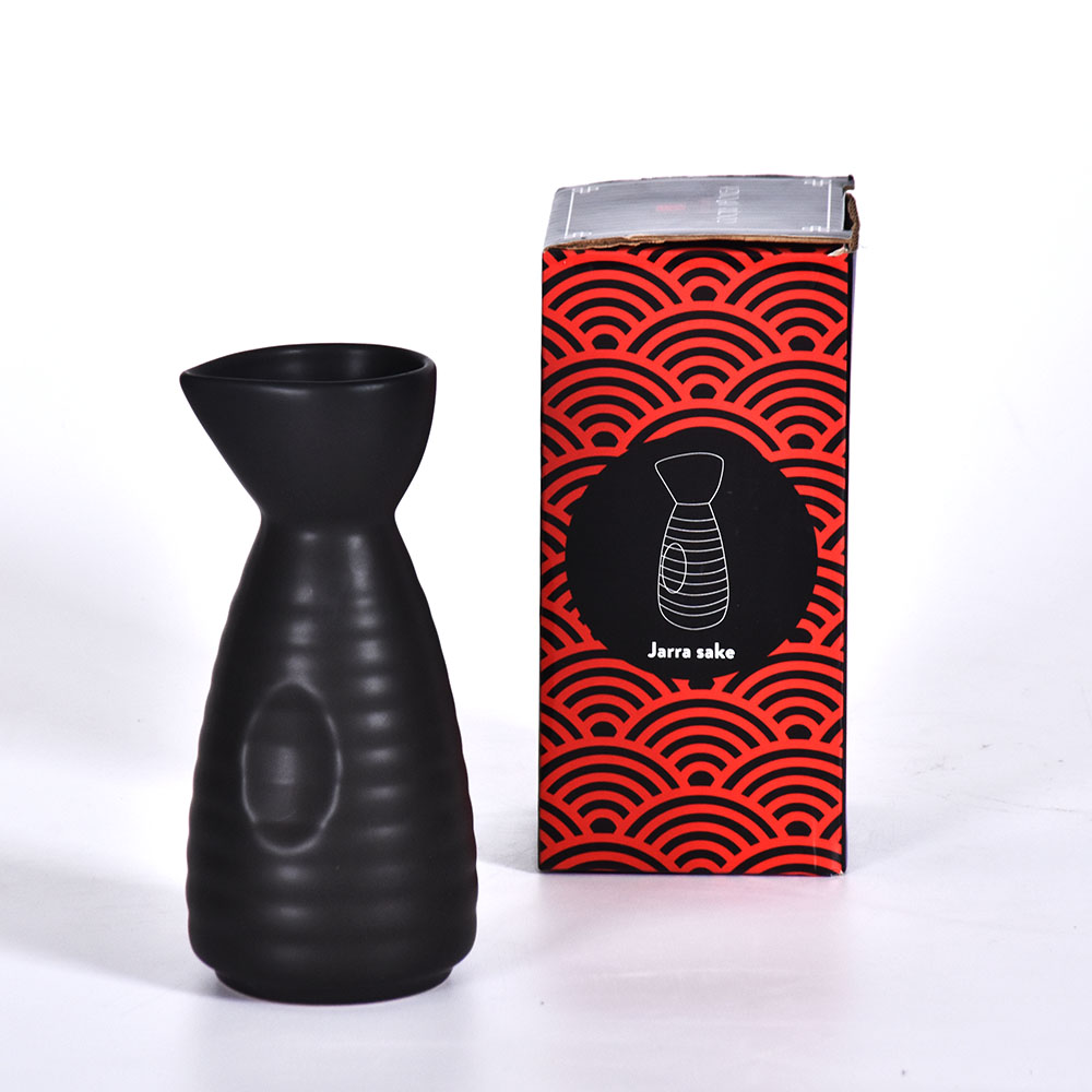 Japanese Matte Black Wine Flagon Creative Retro High End Wine Flagon