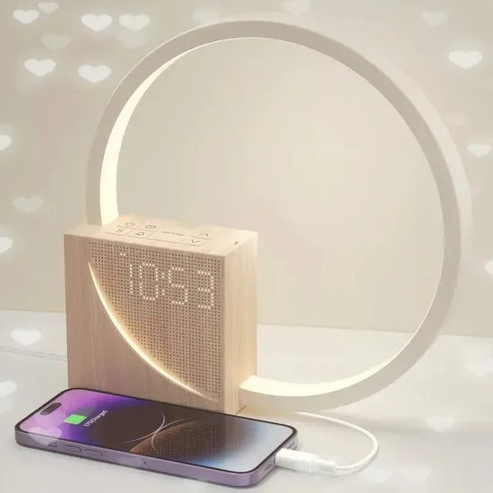 Sunrise Plusk Clock con 10 sonidos de ruido blanco para una lámpara de sueño profundo1