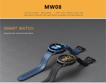 MW08 AMOLED Smart Watch