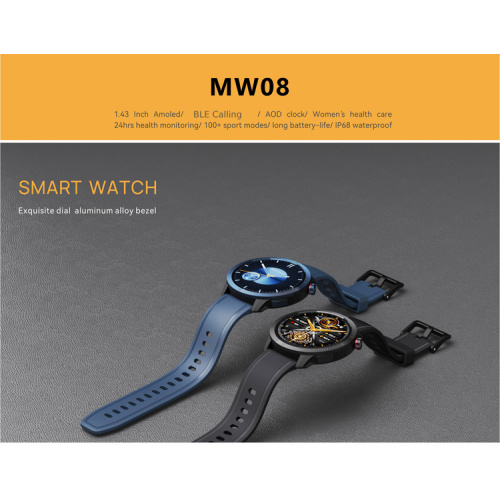 MW08 AMOLED Smart Watch