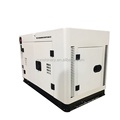 Nödanvändning 50Hz Soundproof Diesel Generator V-Twin 4-takts vattenkyld dieselgenerator Set1