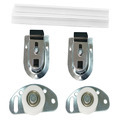 50kg Max Door Weight Sliding Cabinet Fittings Pack for Wardrobe Sliding Door Rollers1