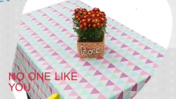 pe tablecloth printed