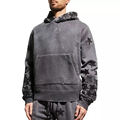 Streetwear Baggy Distressed Pullover Hoodie Custom Δερμάτινα κεντήματα βαρέων βαρών υπερμεγέθη Vintage Acid Washed Mens Hoodies1