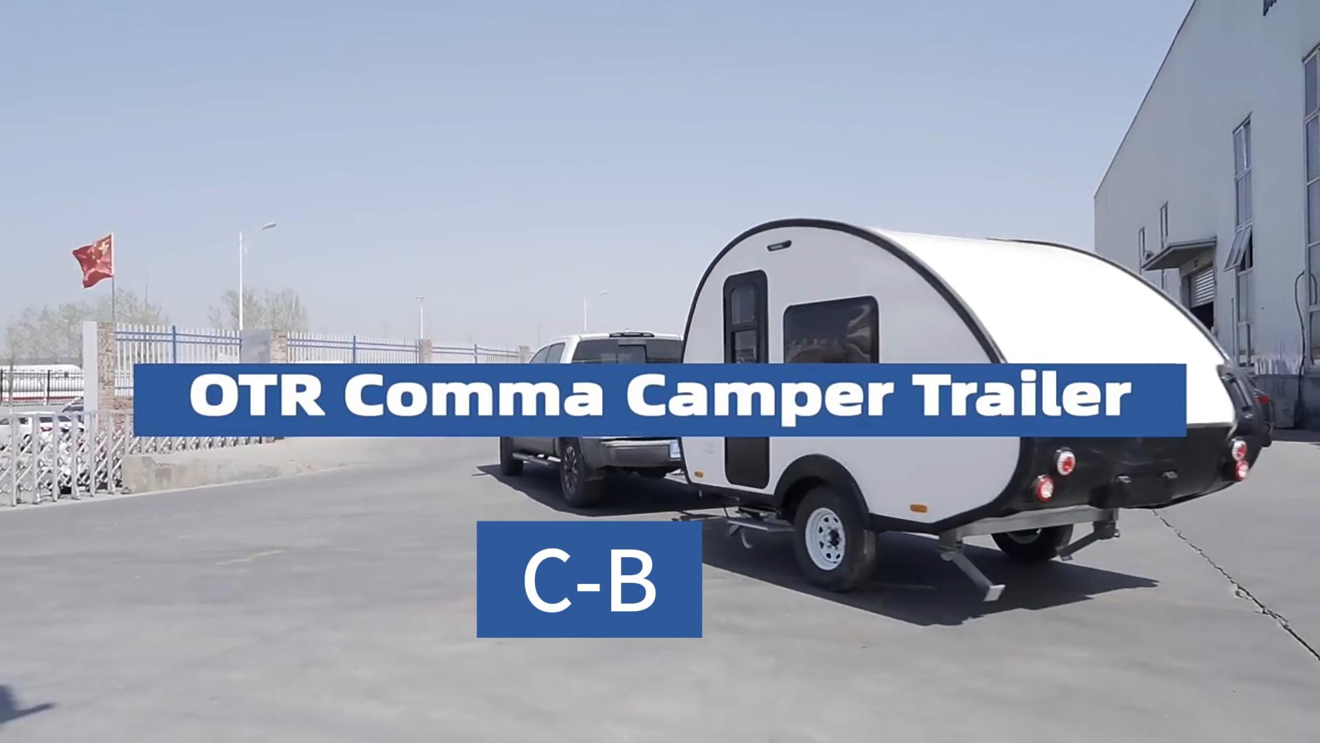 CB Teardrop Travel Trailer