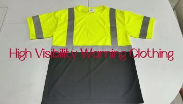 Customized High Visibility Shirt with Logo Short Sleeve Work Hi Vis Safety Reflective T Shirts1