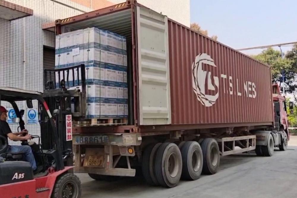 loading for export