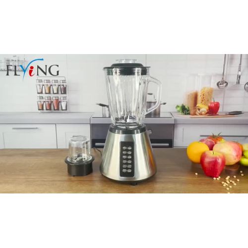 Push Button Stainless Steel Blender