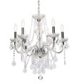 Crystal Chandelier 5 Lights - Crystal-Like Acrylic Clear1