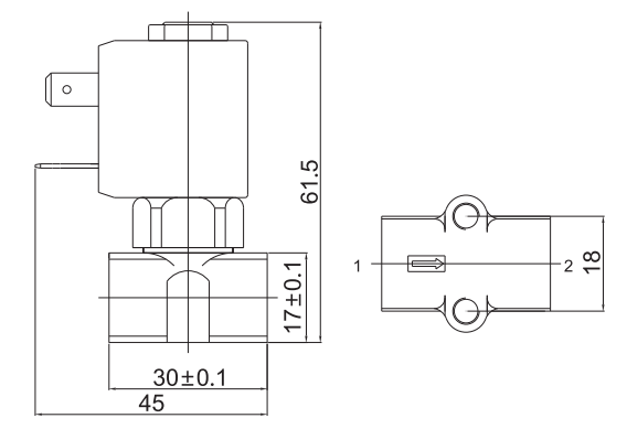 1/8'' 1/4'' 3 Way Normally Closed Brass Solenoid Valve 24V 220V 1