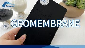 Geomembrane anti-seepage test
