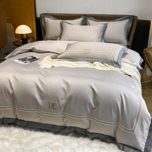 custom embriodery bedding set 