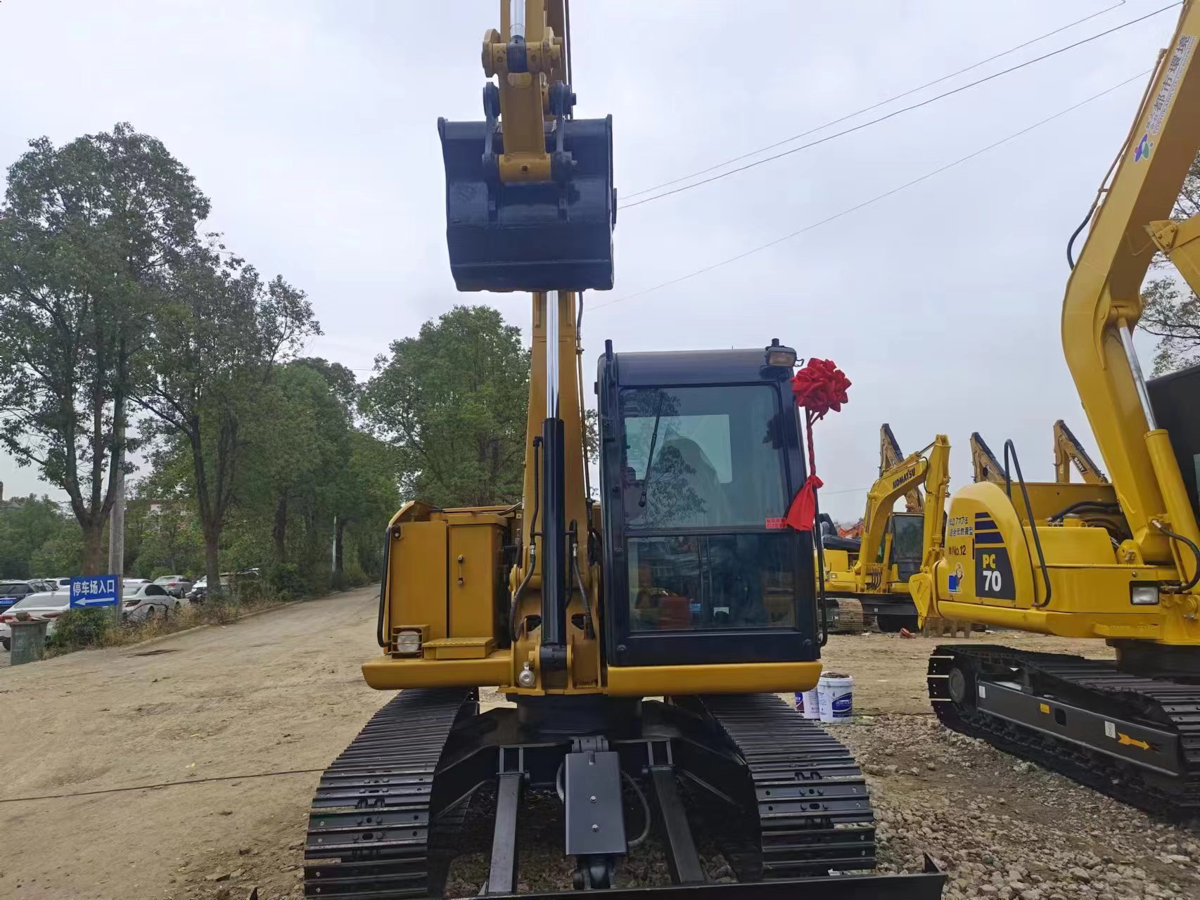 8ton verwendete Crawler -Baggermaschine