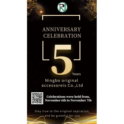 Ningbo Original Accessories Co., Ltd 5 주년