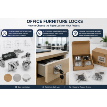 Cómo elegir cerraduras de gabinete para muebles de oficina