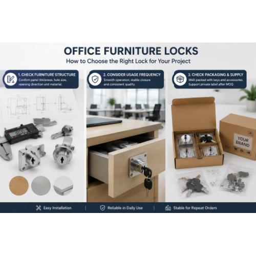 Cómo elegir cerraduras de gabinete para muebles de oficina