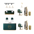 Green Series New Arrival Salon Shop Furniture Package with Free Lamps - Wholesale Price1