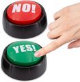 Title: "Buzzer Buttons Talking Yes & No Pack of 2 - Easy Button Set1